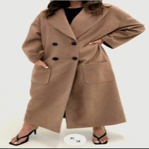 Missguided petite oversized formal coat